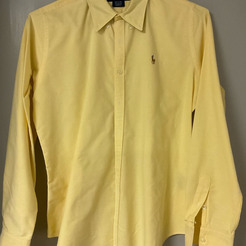 Polo by Ralph Lauren Yellow Button-Down Shirt